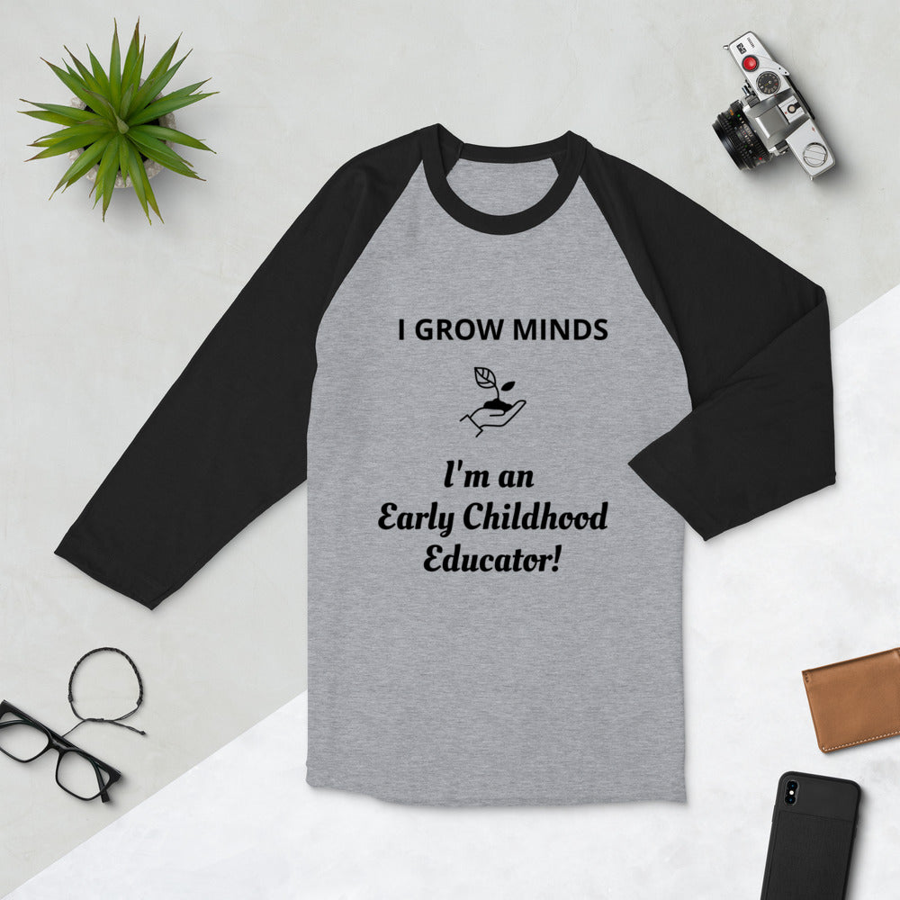 Grow Minds EC Ed 3/4 sleeve shirt